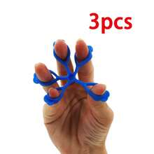 3pcs/4pcs/ 7pcs/ Flower-Shaped Finger Training Device, Silicone Finger Tensioner, Five-Finger Tension Ring Finger Training Device - Multicolor - View 15