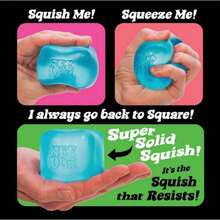 Multi-Purpose Fidget Squishy Cube: Anxiety Relief Stress Ball For Use In Classroom, Outdoor, And Corporate Environments, Desktop Decoration And Prize Solution For Kids And Adults - Hồng - Xem 5