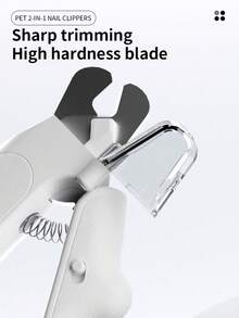 2-In-1 Pet Nail Trimmer And Nail File With LED Light, Grooming And Bloodline Illumination, Built-In Grinding Head Suitable For Dogs And Cats. - View 6