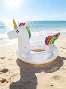 Inflatable Unicorn Swimming Pool Float Ring, Thick PVC Adult Swimming Ring Water Entertainment Inflatable Unicorn Float Ring, Beach Essential, Swimming Pool And Beach Fun, Summer Essential, High Quality Water Game Supplies - Multiple Styles - View 5