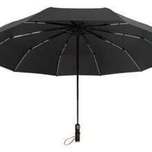 Umbrellas And Rain Hat Umbrellas - Gris - View 3