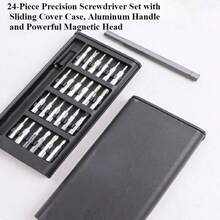 25pcs Precision Screwdriver Set, Screwdrivers, Multi-Functional Repair Tools, Durable, Various Models, Suitable For Disassembling Phones And Tablets, Daily Use, Made Of Durable Plastic Material, Equipped With Various Screw Heads, Ideal Gift For Christmas, Valentine's Day, Anniversary And Birthday Parties - A - View 3