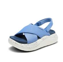 Skechers 女子ON-THESPOTLIGHT運動休閒涼鞋 - 藍色 - 查看 4