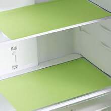 4/6/8pcs Refrigerator Mats, Cabinet Mats, Anti-Moisture, Waterproof, Anti-Oil, Anti-Slip | Whole House Storage Miracle, Refrigerator Anti-Moisture Mats, Waterproof, Anti-Dust, Anti-Slip, Thickened Household Trimmable Refrigerator Top Dust Cover Protective Mat - White Powder, Blue-green Flakes - View 5