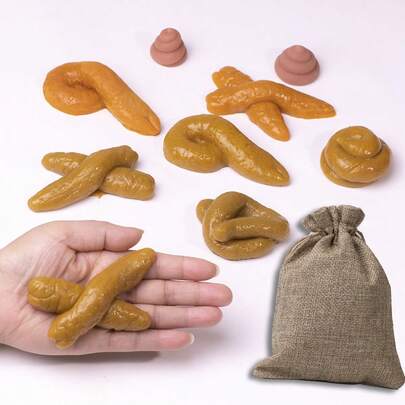 April Fool's Day Simulated Soft Rubber Cake Toy, Prank Squeeze Music, Defecation Prank Prop, Pressure Relief Toy For Teenagers, Gift For Friends