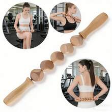 Dụng cụ massage bằng gỗ SilvaLex, máy massage toàn thân, massage tay, massage chân, massage vai, massage cổ, massage mặt, massage lưng, massage eo, massage cơ toàn thân, dụng cụ massage đa chức năng cho nhiều bộ phận cơ thể, dụng cụ thư giãn cơ thể. - Màu be - Xem 6