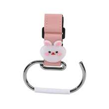 Cute Rabbit/Little BearStroller Hooks, 2 Packs Silicone Baby Stroller Bag Clips, Universal Hanger For Diaper Bags, Purses & Shopping Bags,Easy Installation And Baby Essentials - Stroller Pendant - View 13