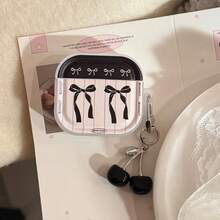 蝴蝶印花耳机套，樱桃吊坠耳机保护套，IMD耳机保护壳，适用于 1/2/3/4/Pro - 黑色 - 查看 8