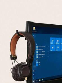 Headphone Stand Hook Hanger, Suitable For PC Over-Ear Headphones, Monitor, Desk, Wall Game Storage Rack, Compact & Sturdy Headset Holder That Not Only Provides Firm Support But Also Saves Space,12 Pcs Furniture Touch Up Kit Markers & Amp Filler Sticks Wood Scratches Restore Scratch Patch Paint Pen Wood Composite Repair Crayon Markers,Free Pencil Shar R - 2件/黑色 - 查看 10