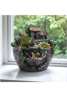 1 Pc New Creative Meaty Flowerpot Family Gardening Sky Garden Meaty Platter Flowerpot - Flowerpot - View 1