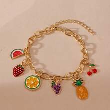 1pc Vacation Style Fruit Pendant Necklace - Multicolor - View 6
