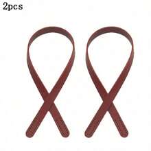 2条PU皮革肩带，穿线皮革手柄肩带，PU手提包肩带，手柄肩带长60厘米/23.62英寸 - 多色 - 查看 14