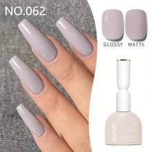 GMUME 15毫升凝胶指甲油 062 柔和丁香紫冷灰紫色淡紫罗兰色 Morandi 同色同瓶 精准视觉识别 UV LED 可卸指甲油 指甲彩绘设计 沙龙居家DIY美甲 持久耐用 日常优雅美观 - Light Purple - 查看 9