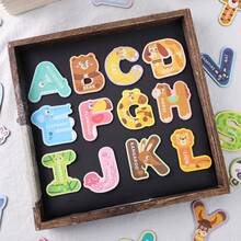 SHINDEL Magnetic Letters For Toddlers, 26 Large Animal Alphabet Magnets, Educational Learning Toys, Fridge Magnetic Letters Set - Multicolor - View 2