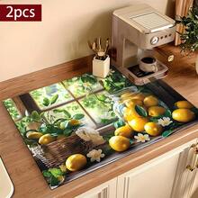 1pc, 2D Rubber Furnace Cover Pad, With Non-Slip And Heat-Resistant Synthetic Surface, Is Suitable For Glass Electric Furnace, With Scratch-Proof Function, And Can Be Used As Oven, Washing Machine And Dryer. - Multicolor - View 15