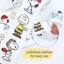 SNOOPY 1pc The 2026 New Popular Shaped Roll Up Sticker, With Cute And Attractive Appearance, Can Be Easily Filled! The Alien Design Is Extremely Innovative, With Fresh And Healing Patterns, Easy To Paste, And Versatile In Use. - Multicolor - View 9