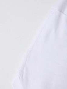 Disney-Style Women's Graphic Tee Featuring An Orange Mickey Mouse Head With Goofy Walking Cartoon Print. Women's Summer Clothing With A Crew Neck Design. Made From Soft And Comfortable 100% Cotton Fabric, Perfect For Everyday Wear, Outdoor Activities, Or Shopping Outings. Also Ideal As Women's Vacation Wear. - White - View 5