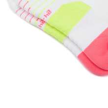 Calcetines deportivos de media caña transpirables y de secado rápido Li Ning, unisex AWSW089 - Blanco - Ver 7