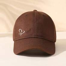 OBOVAY Minimalist Double Heart Embroidered Baseball Cap – Casual Adjustable Dad Hat For Women Mother's Day Gift - Multicolor - View 1