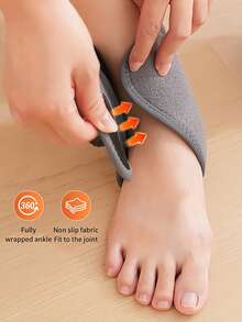 Foot Massager, Graphene Heated Foot & Ankle Wrap, Electric Heating Therapy Massager For Foot, Ankle, Wrist, Neck Joint, Warm Relief - Multicolor - View 10