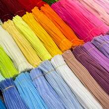 240-delars set med rörrensningsstänger, inklusive 100 st tvinnade rörrensningsstänger och 140 st färgglada pompoms, paljettfiltstavar, flerfärgat set med handgjorda rörrensningsstänger, plyschstänger, gör-det-själv-pyssel, dekorationer, hushållsartiklar - Macaron blandade färger 240-delars set - Visa 3