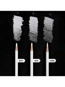 Mobee Professional White Charcoal Pencilsare Loved By Many Artists,White Charcoal Pencil Provide A Wide Range Of Possibilities Only In Mobee Artist Home - Sets - View 4