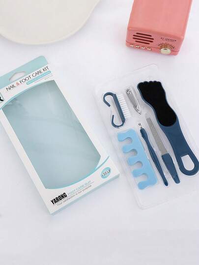 6Pieces/Set Nail Clippers Set ,Manicure Set Personal Care Nail Clipper Kit Manicure Professional Manicure Pedicure Set Women/Men Accessories Personal Care Set Nail Grooming Kit Present For Men Husband Boyfriend Parent