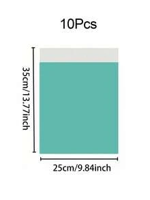 100/50/10 túi quà dày dặn, chống thấm nước, màu trơn, kiểu dáng tối giản, đa năng, phù hợp cho trường học, văn phòng, vận chuyển và gửi thư mùa tựu trường, quà sinh nhật cho nam giới, hộp quà Valentine, hộp quà nam, quà tặng nam, túi quà số lượng lớn, túi quà màu xanh dương, quà Valentine, quà Giáng sinh. - Kem xanh - Xem 13