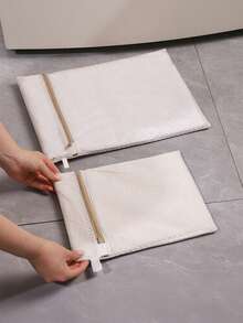 2件套 S/M/L 网状洗衣袋，洗衣机保护袋，网状拉链洗衣袋，内衣裤洗衣袋，防止变形 - 查看 4