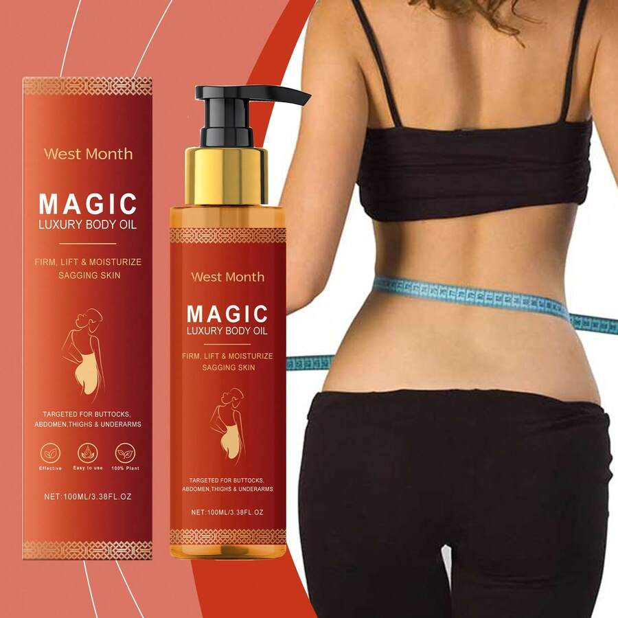 Body Firming Moisturizing Oil Nourishing Tightening Elastic Lifting Effectively Soft Smooth Skin Daily Care Massage Care Oil - Tươi - Xem 1