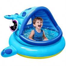 - Piscina Inflable para s Tienda de campaña de Piscina para bebés de Ballenas Piscina Infantil para s 54 x 56 x 28 Pulgadas Piscina para s pequeños para Fiestas de natación - AZUL - Ver 8