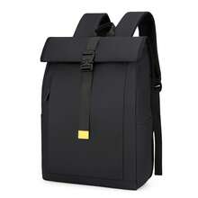 Large Capacity Men's Backpack, Lightweight Commuter Bag, Business Casual Backpack For College Students And Travel - Black - View 2