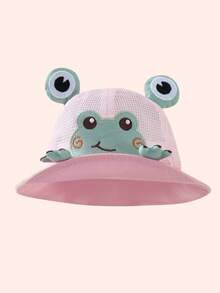 1pc Toddler's Cute Frog Printed Sun Hat, Versatile For Spring/Summer Wear - Multicolor - View 41
