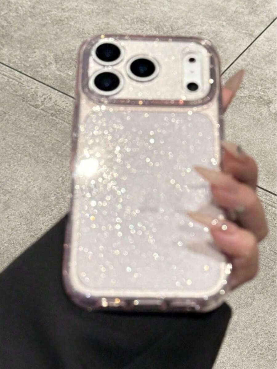 亮粉色手机壳，兼容 17 Pro Max/17 Pro/17/16 Pro Max/16/16 Pro/16 Plus/15/15 Pro Max/15 Pro/15 Plus/13/14 Pro Max/13 Pro/13 Pro Max/14 Pro/14 Pro Max，柔软全包，简约创意设计 - 透粉 - 查看 1