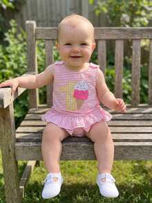 Baby Girls Tank Top Co-Ords - Pink - View 4