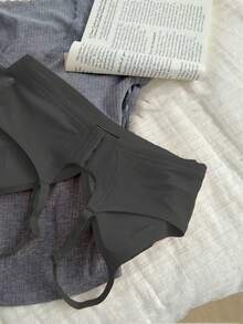 2 piezas Sujetadores deportivos de mujer con diseño calado, cómodos, minimalistas y con estilo sexy - Multicolor - Ver 4