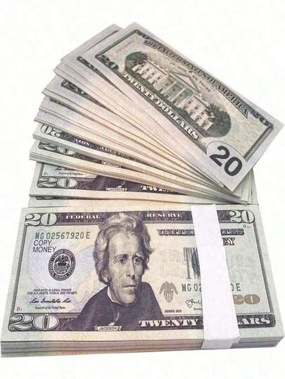 Bộ 100 tờ tiền giả dùng để cúng tổ tiên - Tiền giả màu vàng và trắng, không cần sạc pin, dùng làm tiền cúng thiên thần, tiền cúng ma, kỷ niệm, không cần pin cho Halloween, tiền phong tục Trung Quốc dùng để đốt cúng tổ tiên, đạo cụ phim ảnh, trang trí tiệc, sự kiện theo chủ đề