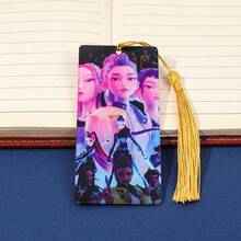 KPOP Witch Hunting Girl Group Acrylic Tassel Bookmark, Literary Gift For Readers - Multicolor - View 3