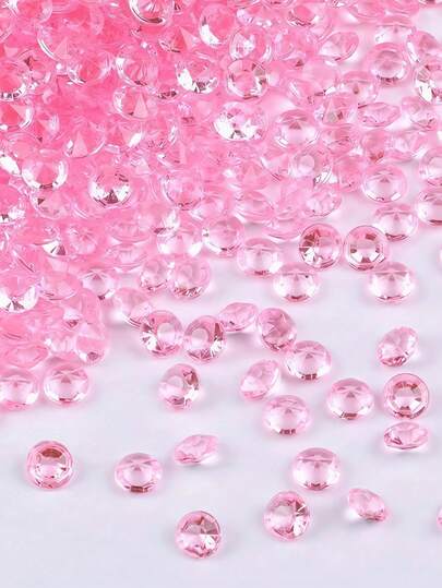 6000 piezas de gemas de cristal artificial, joyas de cristal artificial, adecuadas para decoración de jarrones, bodas, fiestas, manualidades, decoración de cumpleaños, regalos