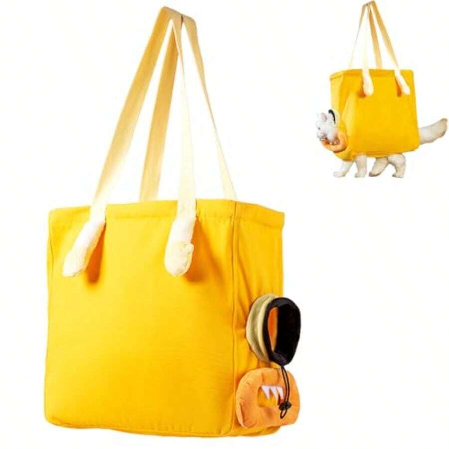 Pet Backpack - Yellow - View 1