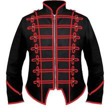 Men Accessory Sets - Gothic Jacket - Black and Red - View 1