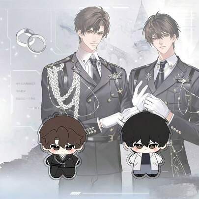 Dây đeo điện thoại thi tuyển sinh trung học toàn cầu, Dây đeo điện thoại hoạt hình hai mặt chống rơi dễ thương Qin Jue & You Huo, Móc khóa, Phụ kiện túi xách, Mặt dây chuyền ba lô, Quà tặng cho người hâm mộ anime thế hệ thứ hai, Phụ kiện học sinh thế hệ thứ hai, Dây đeo siêu dễ thương, Quà sinh nhật, Quà tặng ngày lễ