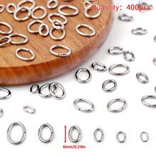 400个椭圆形闭合开口圈首饰制作套装，DIY项链、手链、耳环串珠材料 - diy - 查看 9