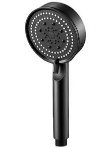 1pc Handheld Pressurized Shower Head With Hose, 5 Adjustable Water Flow Modes, Bathroom Shower Head, Bathroom Hardware Accessories - Soft-spiky Shower Head - View 2