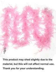 1pc Fluffy Faux Feather Scarf/Shawl, Suitable For DIY Birthday Party Costumes, Wedding Photography Props, Stage Performance, Home Party, Halloween Costumes, Concerts And Home Decor, Carnival Costumes And Accessories, Party Supplies. - Multicolor - View 11