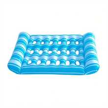 1pc Foldable Inflatable Swimming Pool Float - Lightweight Water Floating Bed, Pool Party Float, Outdoor Water Fun - Multicolor - View 6