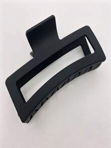 大号方形轻便塑料发夹，时尚百搭，简约优雅设计，适合日常佩戴、休闲聚会、通勤、海滩、沐浴、化妆等场合，可搭配各种夏季服饰，是沙滩度假的理想发饰。 - 彩色 - 查看 18