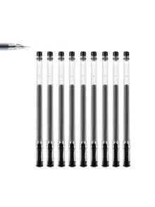 3/9 piezas Bolígrafo de gel de tinta líquida de 0.5 mm, punta ultra fina, tinta de secado rápido, punta precisa, escritura suave para oficina, escuela, estudiantes y papelería - Múltiples estilos - Ver 8