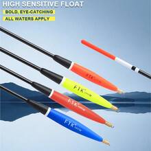 FTK 4Pcs Fishing Float Long Distance Buoy Bobber Balsam Fir Carp Fishing Float Bobber - Multicolor - View 4