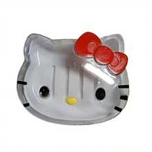 SANRIO 1pc Soap Dish With Cover - Cute Bathroom Decor, Transparent Soap Container, Non-Slip Base, Portable Travel Soap Box, Holiday & Birthday Gift - View 8